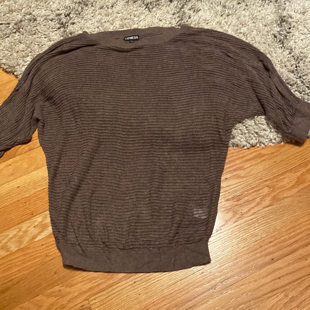- Express knit sweater
